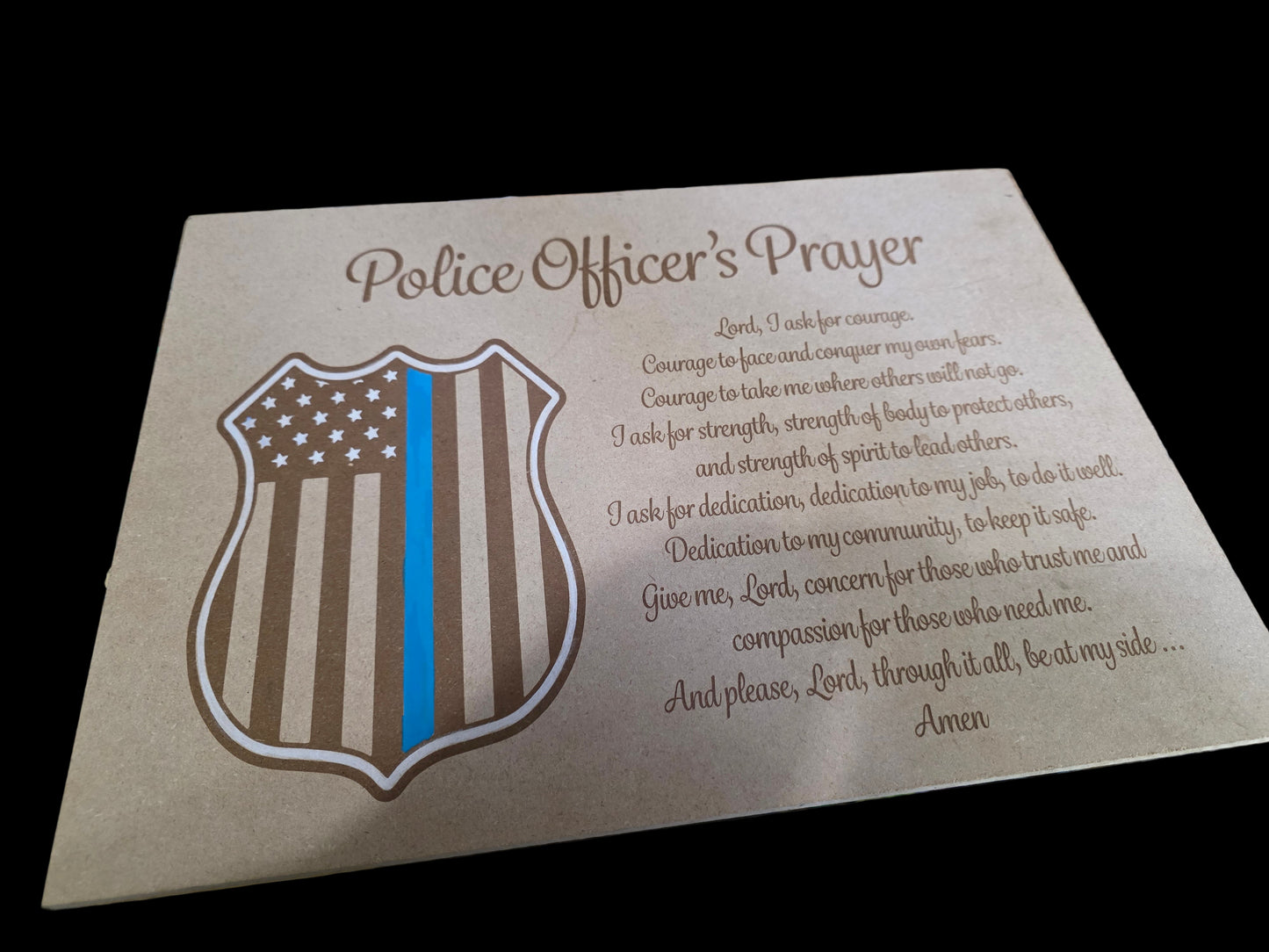 Police man's Prayer