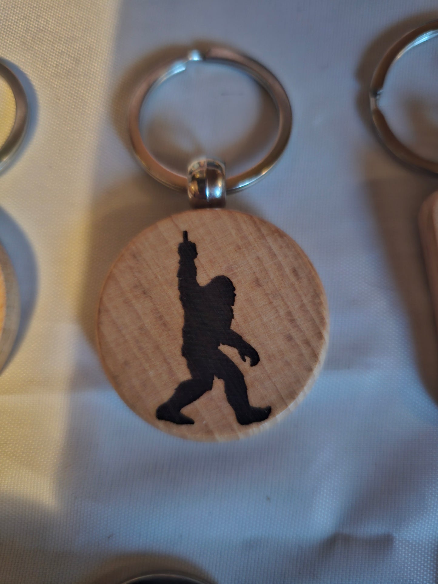 Laser engraved keychains