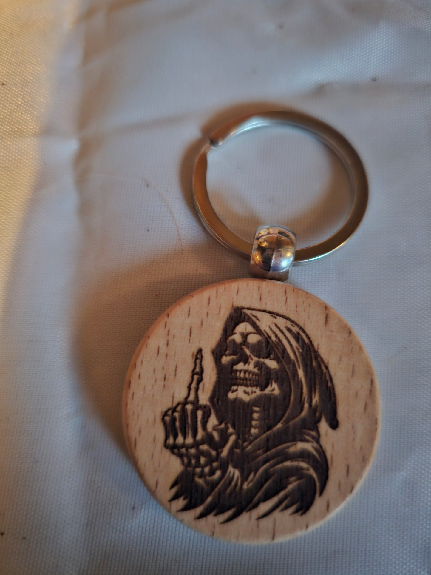 Laser engraved keychains