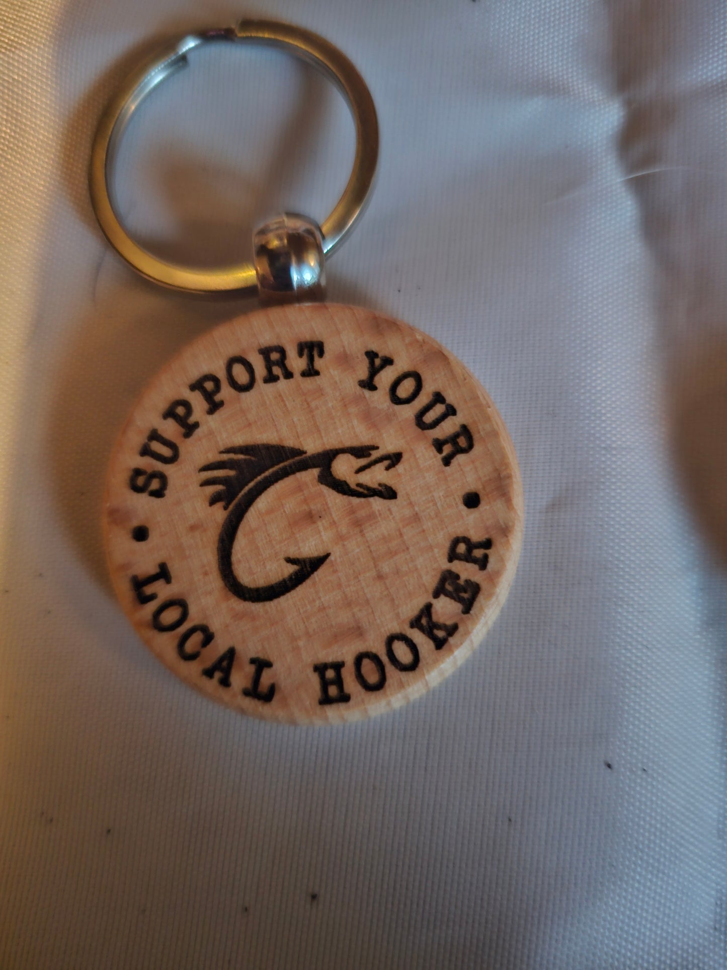 Laser engraved keychains