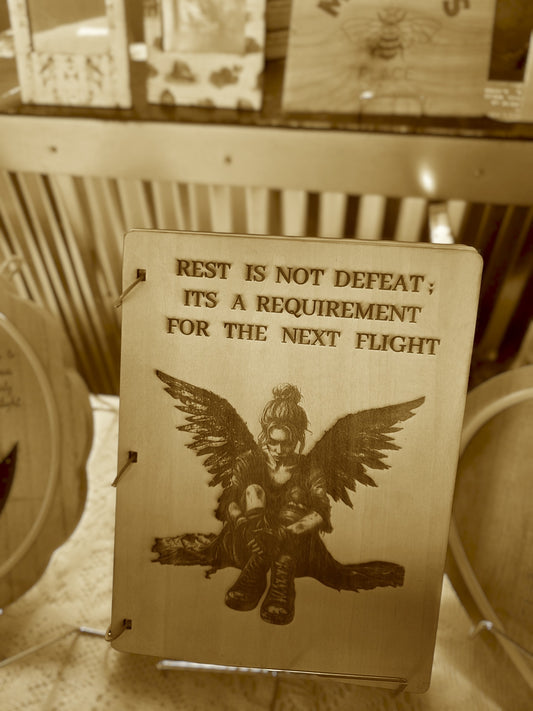 Rest is not defeat notebook