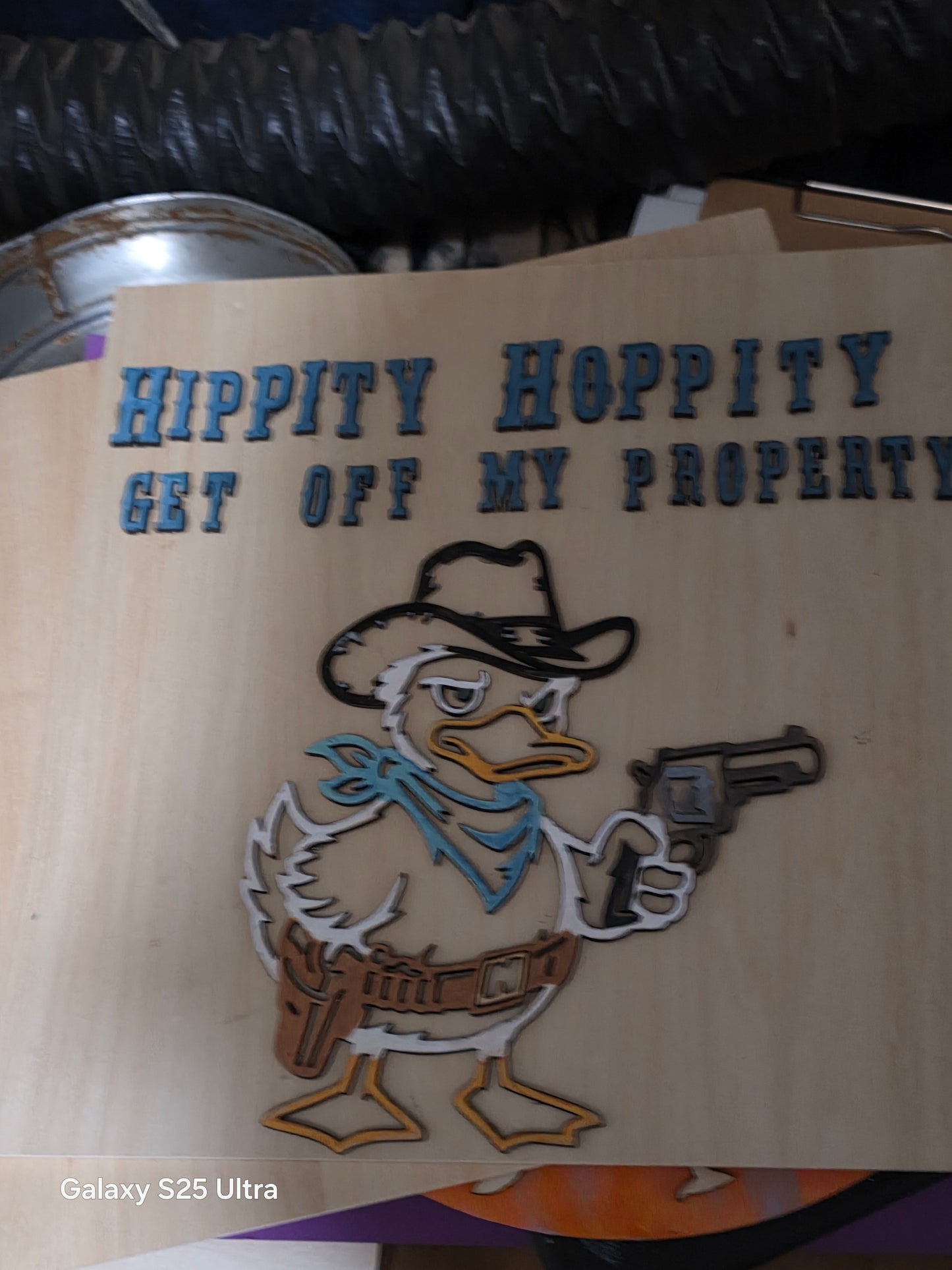 Hippty hoppity get off my property